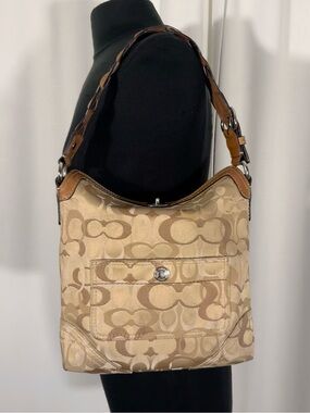 Coach Y2K Signature Jacquard Hobo Shoulder Bag